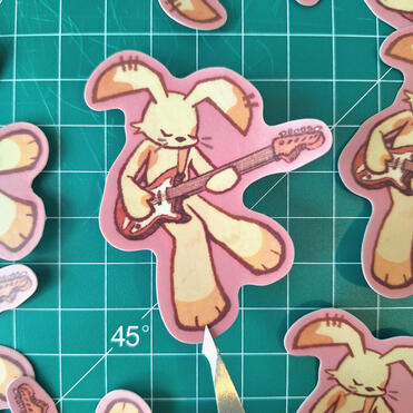 Bunny Guitar 3x3