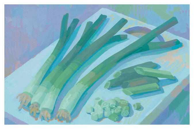 Green onion 6x4